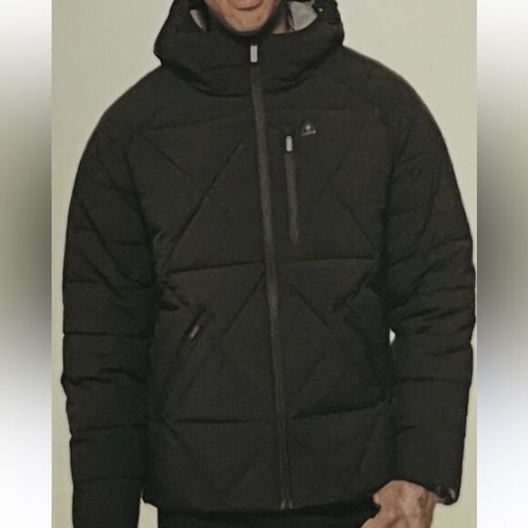 G.H. Bass & Co Black Parka Jacket Size Large - Picture 1 of 10